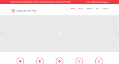 Desktop Screenshot of foundonfirstpage.com